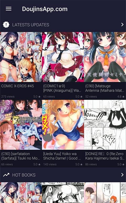 Famous Cartoon Porn Dw - Download Doujins â€“ Free Hentai & Anime App for Android ...
